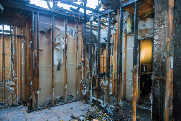 Professional Fire Damage Removal technician working in Haverford, PA